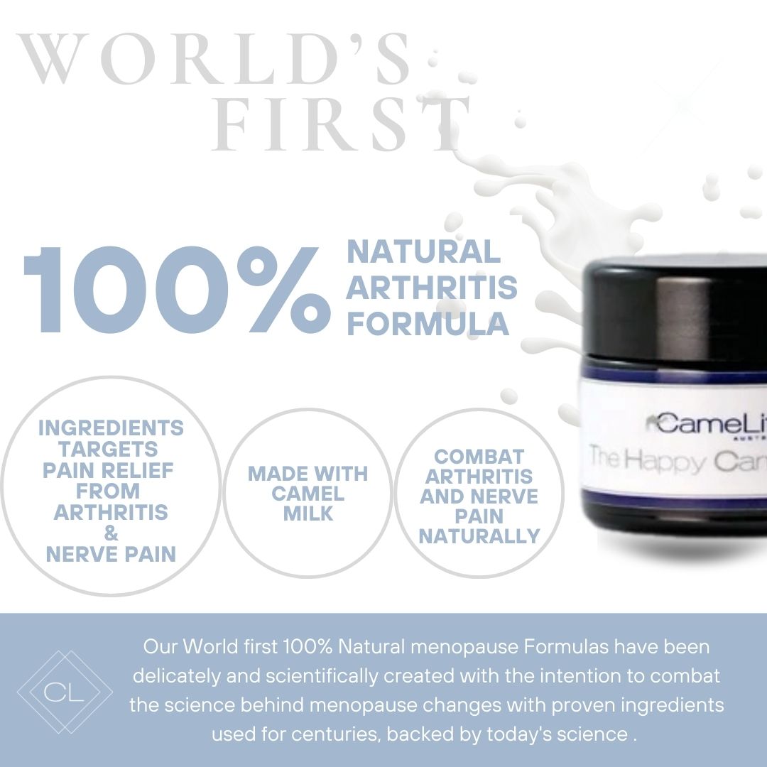 The Happy Camel Balm - designed to relieve joint pain
