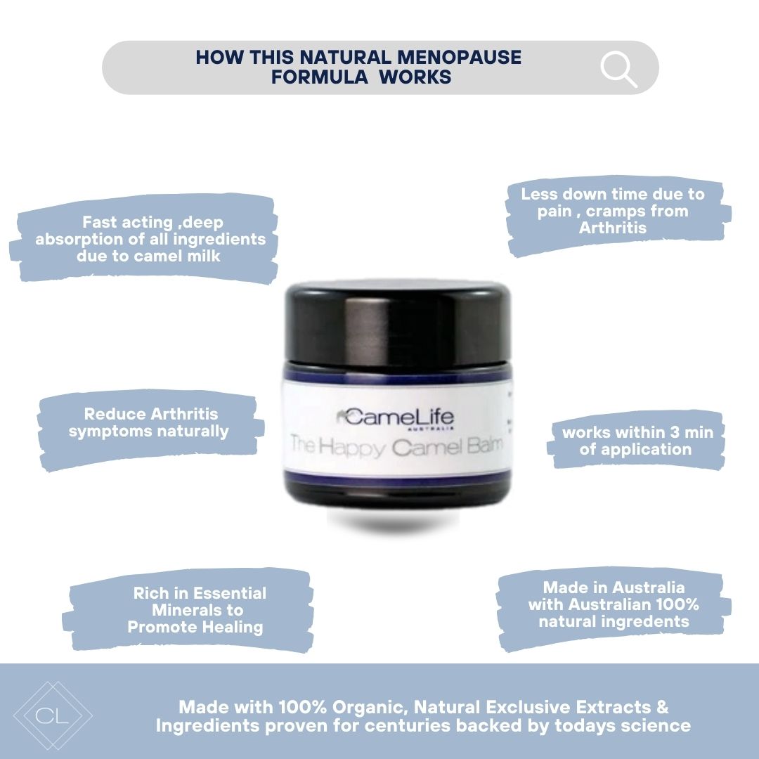 The Happy Camel Balm - designed to relieve joint pain