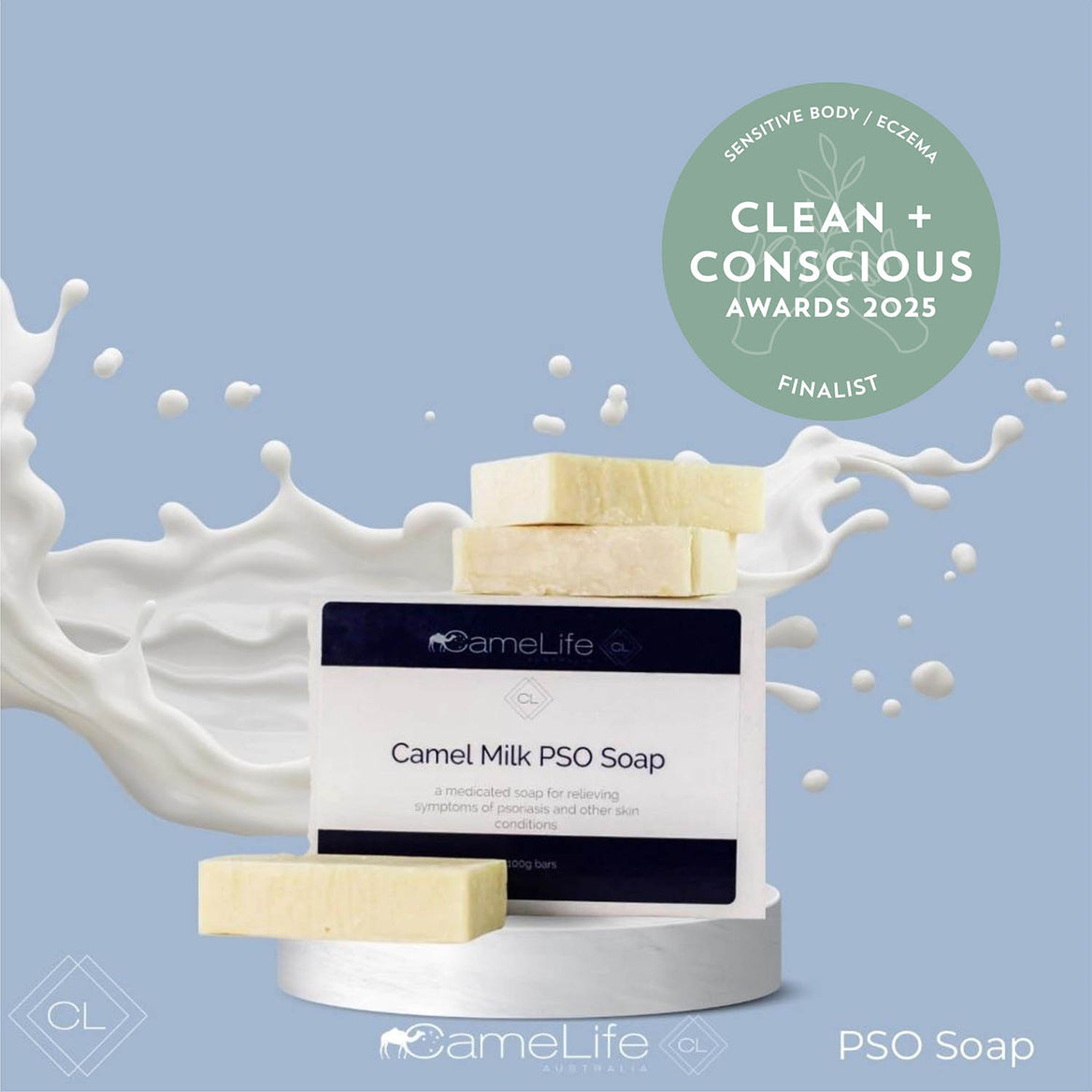 Camel Milk PSO Psoriasis Soap - 6 Bar Pack